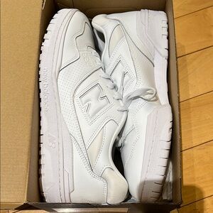 New Balance BB550WWW Men's Sneakers - White ***worn only once***